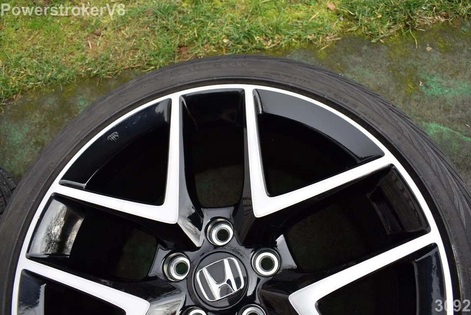 18" Honda Civic Hatchback Touring OEM Wheel Tire ONE - Image 2 of 4