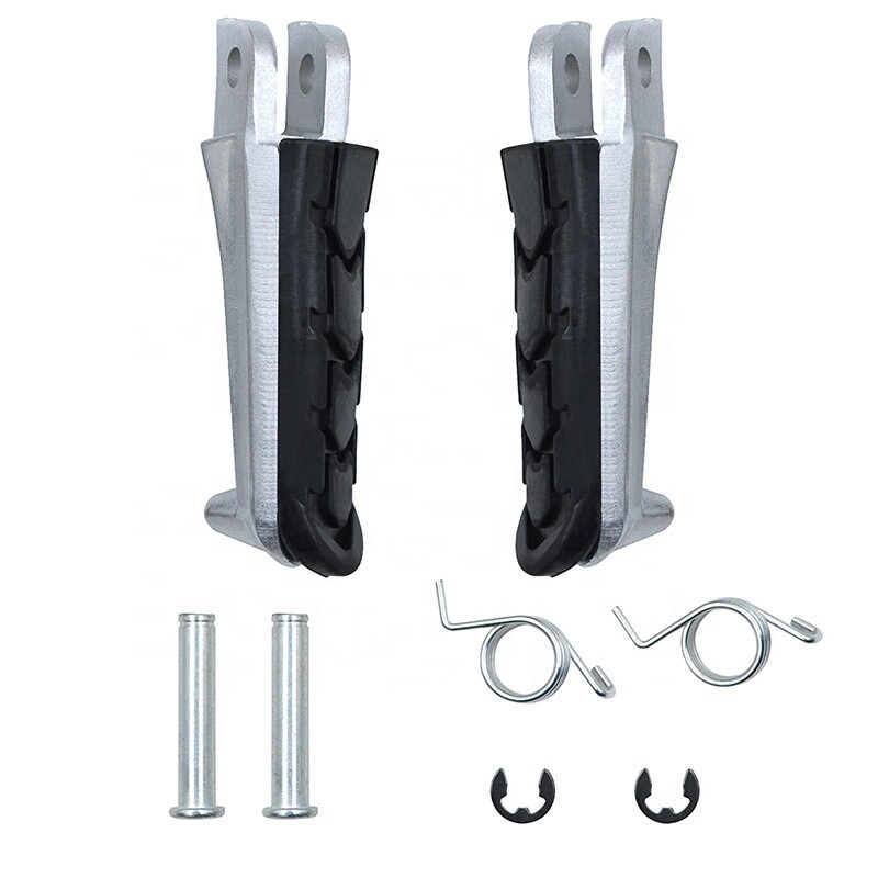 Repose-pieds moto pour Honda VFR 800 ABS 2002-2009 en alu noir