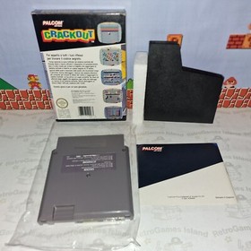 CRACKOUT NINTENDO NES PAL A VERSIONE MATTEL CIB ITALIANO