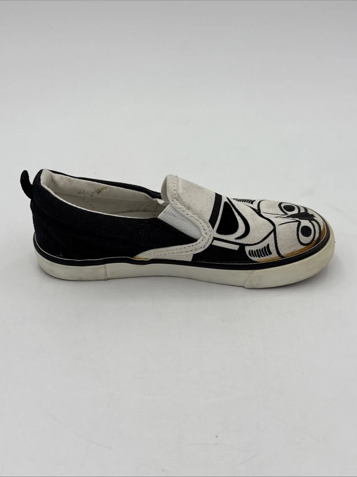 GAP x STAR WARS niños talla 9 zapatos sin cordones Darth Vader & Stormtrooper B1 Foto 4 de 4