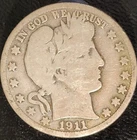 1911 S San Francisco Mint Barber Half Dollar