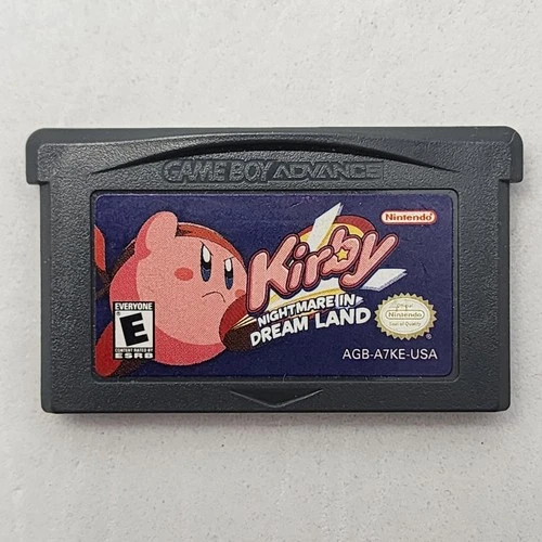 Kirby Nightmare in Dream Land (Gameboy Advance GBA, 2002) Cartridge Only
