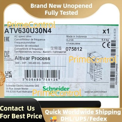SCHNEIDER Electric ATV630U30N4 Converter 3KW 3HP Altivar Process ATV630 50/60Hz