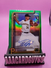 2025 Topos Chrome THOMAS HARRINGTON RA-THA GREEN /99 AUTO (RC) PIRATES 
