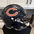 Rome Odunze Signed Chicago Bears Football Helmet Fanatics Authentic