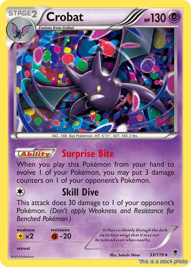 Pokemon- Crobat [(PHF) - 33/119] HP Rare