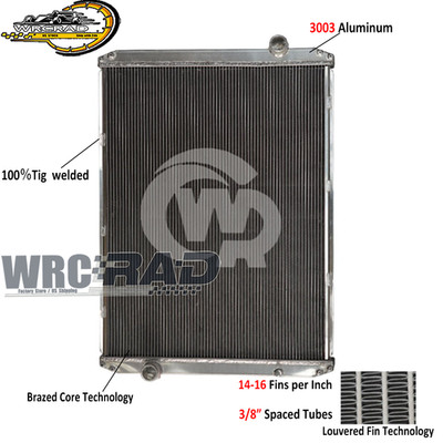 3MF5529AM2 Radiator Fits Mack Truck CX613 1999-2004 Vision CX613 Models Aluminum