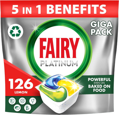 Fairy Platinum Complete Lemon Spülmaschinentabs 126 Stück