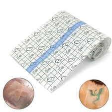 Tattoo Aftercare Bandage Roll 6" x 2 Yard Waterproof Transparent Film for Tattoo