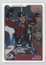 2001-02 Upper Deck Victory Chris Drury #89 0a4