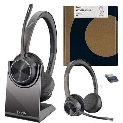 Plantronics Voyager 4320 UC Wireless On-Ear-Kopfhörer mit Mikrofon