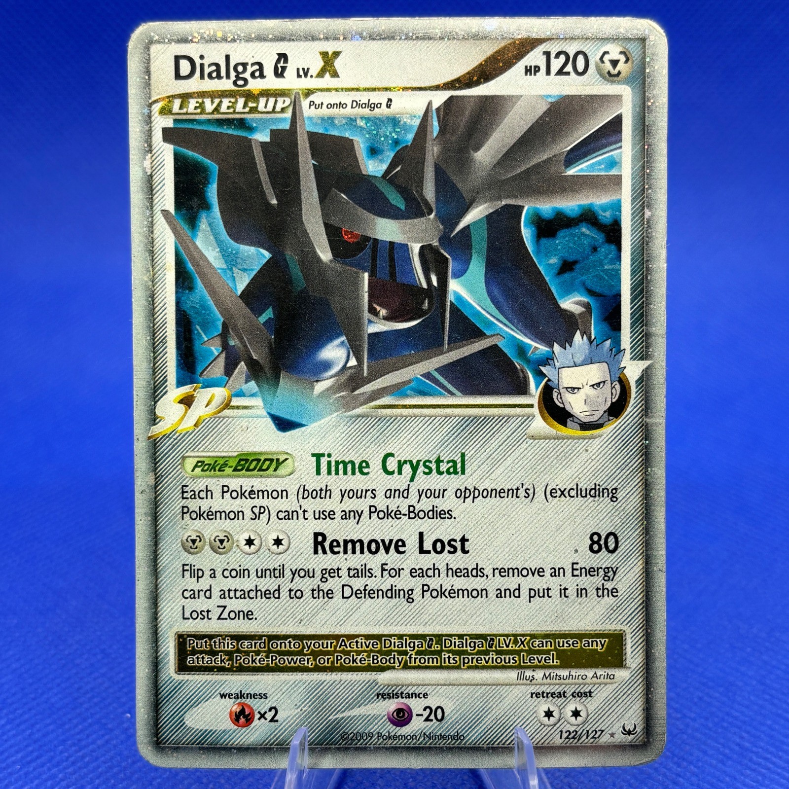 DIALGA G LV.X 122/127 Platinum LV.X Rare HOLO Pokemon Heavily Played