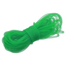 15 Yards Mesh Tube 1/3 Inch Decor Tubing Flex for Wreath - Bright Green