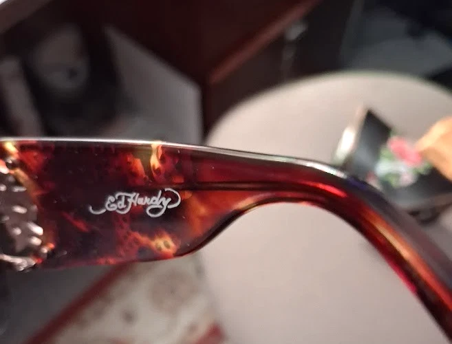 Gafas de sol Ed Hardy de colección tatuaje para hombre y mujer + estuche. Rosas. MARCO EHS-024 Foto 4 de 4