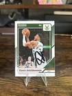 GIANNIS ANTETOKOUNMPO DONRUSS ON-CARD AUTO AUTOGRAPHED CARD MILWAUKEE BUCKS 🏀