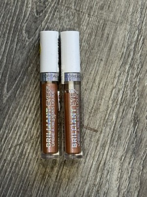 2 Pack!! L Oreal Liquid Eye Shadow Brilliant Eyes #485 Meteor Shower Tan.