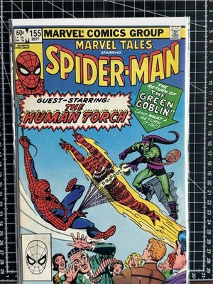 Marvel Tales Starring Spider-Man #155  App Green Goblin Human Torch