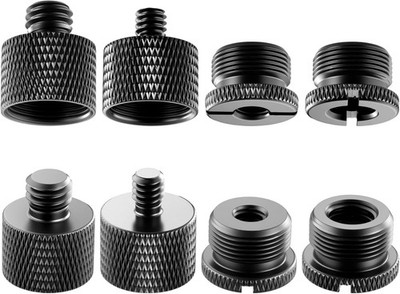 8 Pack Mic Stand Adapter 5/8 Female to 3/8 Male and Male,... 