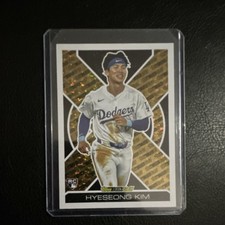 Topps Update 2025 Hyeseong Kim #BG-14 Dodgers Black Gold Rookie Insert