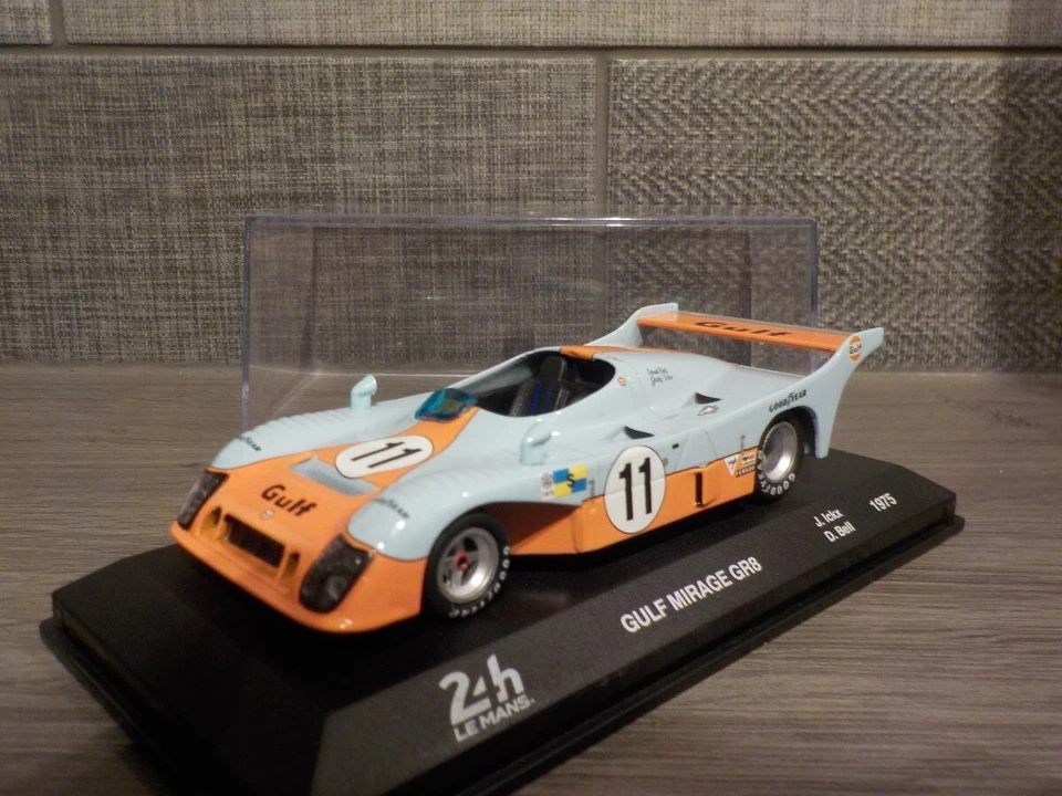 1/43 Le Mans - Model Cars Double Set - Gulf Mirage Gr8 / Porsche 917  1975 /1970 - Image 4 of 4