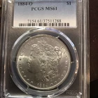 1884-O Morgan Silver Dollar PCGS MS61