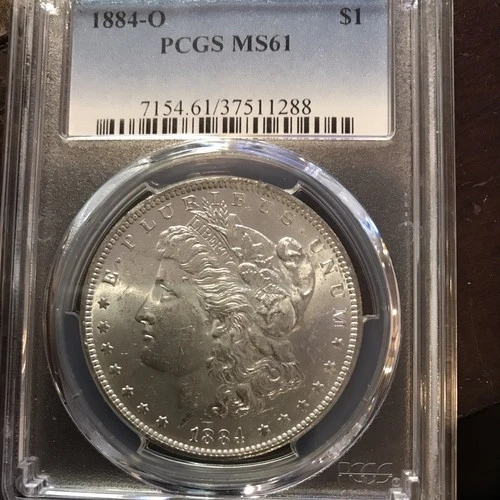 1884-O Morgan Silver Dollar PCGS MS61