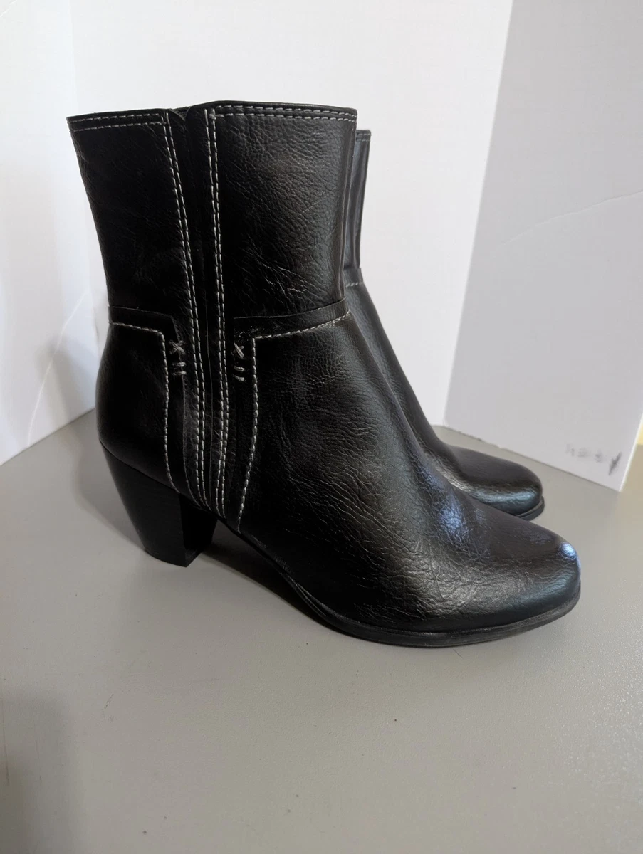 Bottines Femme Natural Soul By Naturalizer En Tissu Gris - Taille US 10 (M) - Neuves Sans Boîte - Talon Moyen, Confort Amorti