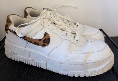 Nike Air Force 1 Pixel SE Women s 10   Leopard Print AF1, Trendy Sneakers