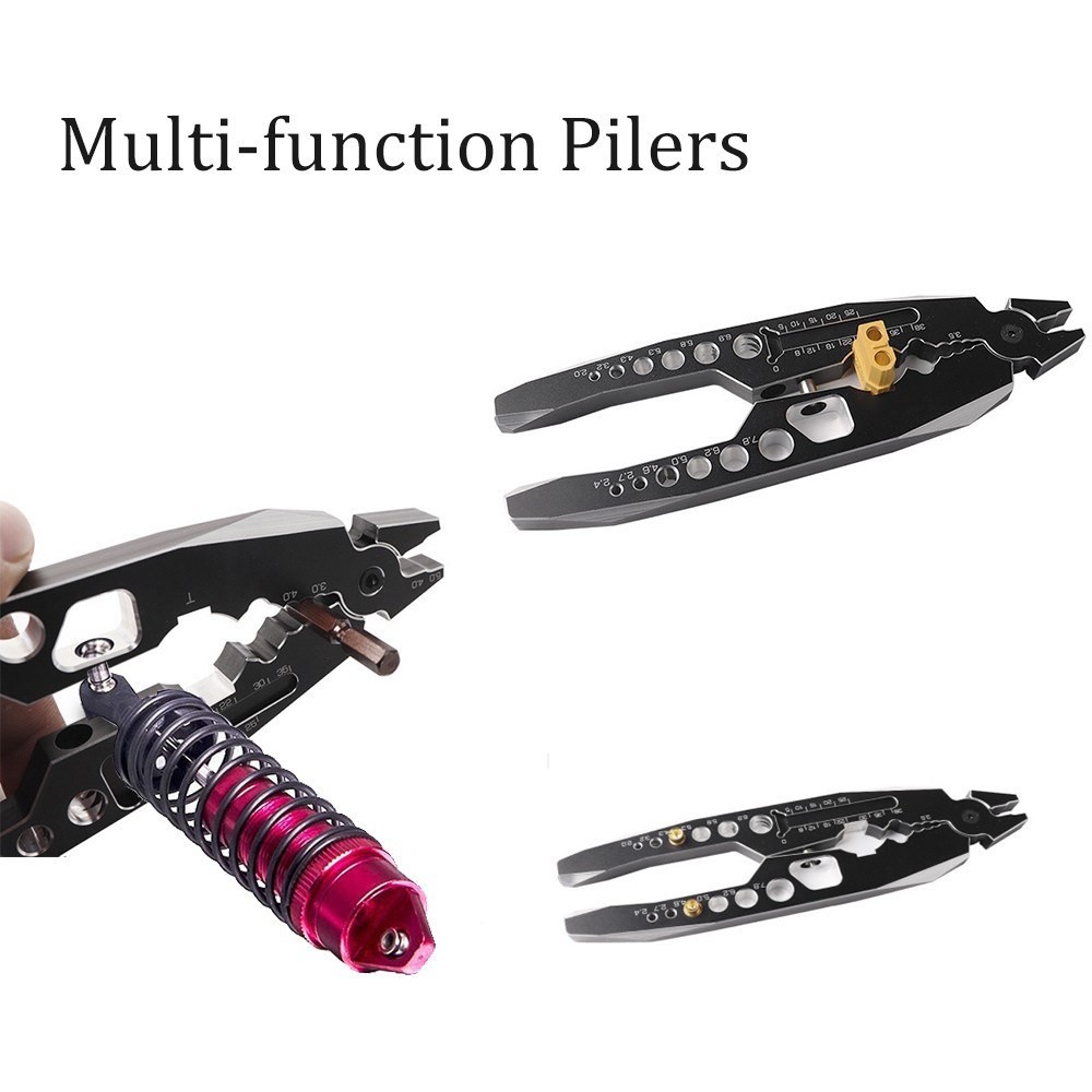 RC Metal Clamp Shock Absorber Pliers Ball Head Clip Multitools for Traxxas HSP D