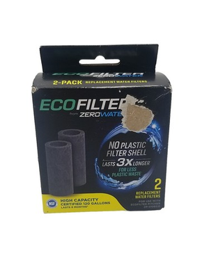 #ad Ecofilter from Zerowater 2 pack Replacement Water Filters ZP 010ECO *Genuine NEW $11.95