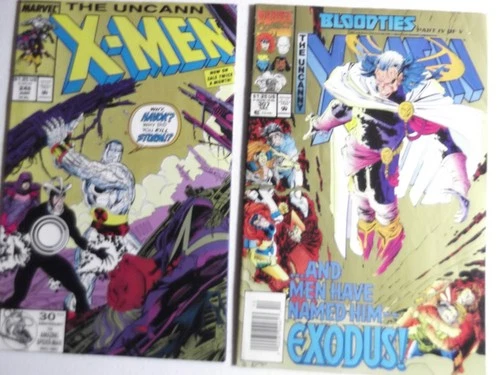 Uncanny X-men #307 GOLD Variant #248 Jim Lee Gold Vtg Marvel comics lot