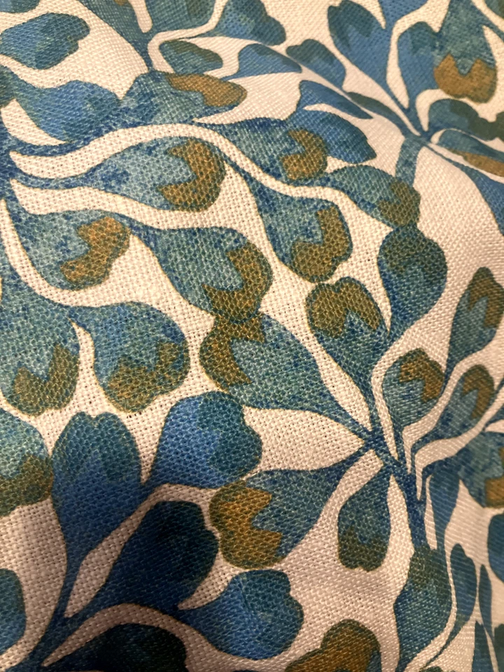 ОСТАТКИ ТКАНИ ISOBEL ПОЧКОВАЮЩИЕСЯ ЛУКОВИЦЫ БРАЗИЛЬСКИЙ СИНИЙ 4 ЯРДА  - Изображение 3 из 4