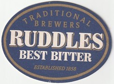 BEER MAT - RUDDLES BREWERY - RUDDLES BEST BITTER - (Cat 073) - (1990)