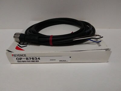 New Keyence OP-87634 Connector Cable M12 Straight 2m Standard | eBay New Keyence OP-87634 Connector Cable M12 Straight 2m Standard | eBay