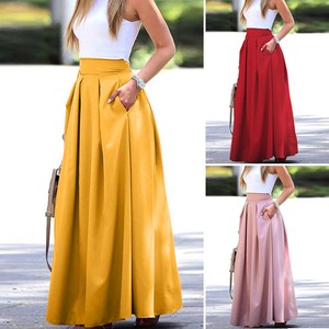 plain maxi skirt