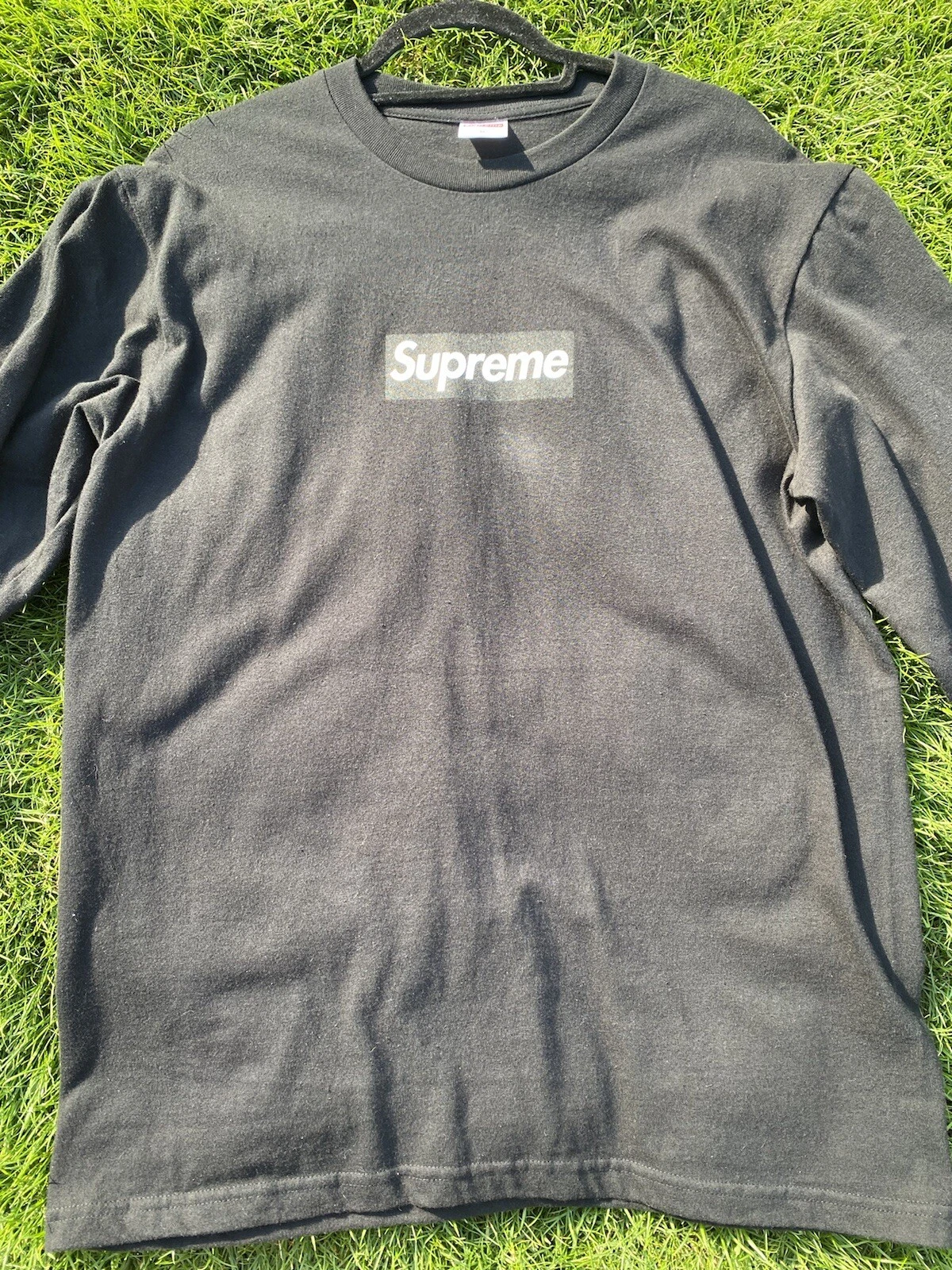 Supreme Box Logo L/s T shirt noir taille moyenne