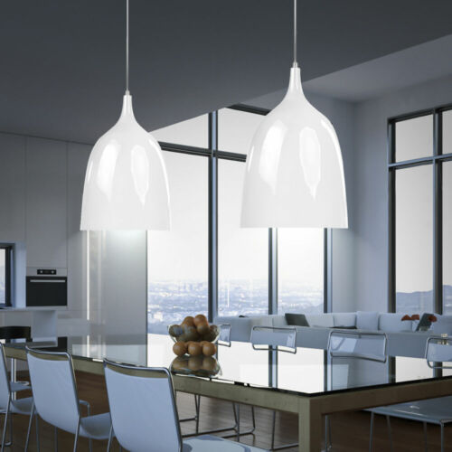 10 Watt LED Retro Pendel Leuchte Wohn Zimmer Beleuchtung Decken Hänge Lampe weiß - Bild 1 von 6