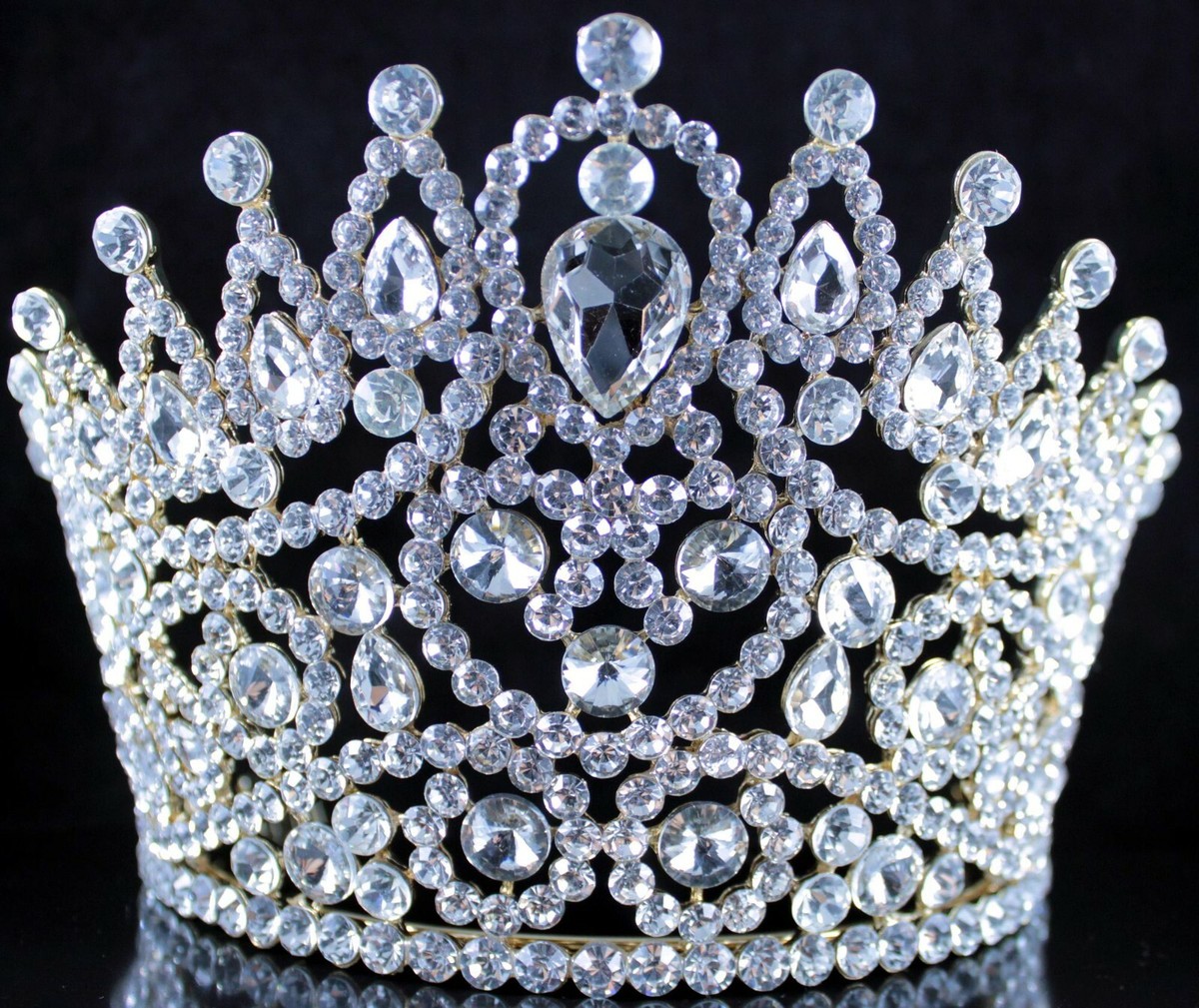 20-Piece Rhinestone Tiara Set with Combs for Parties & Weddings Kabuer Silver Princess Tiara for Women Girls Elegant Bridal  main image 3