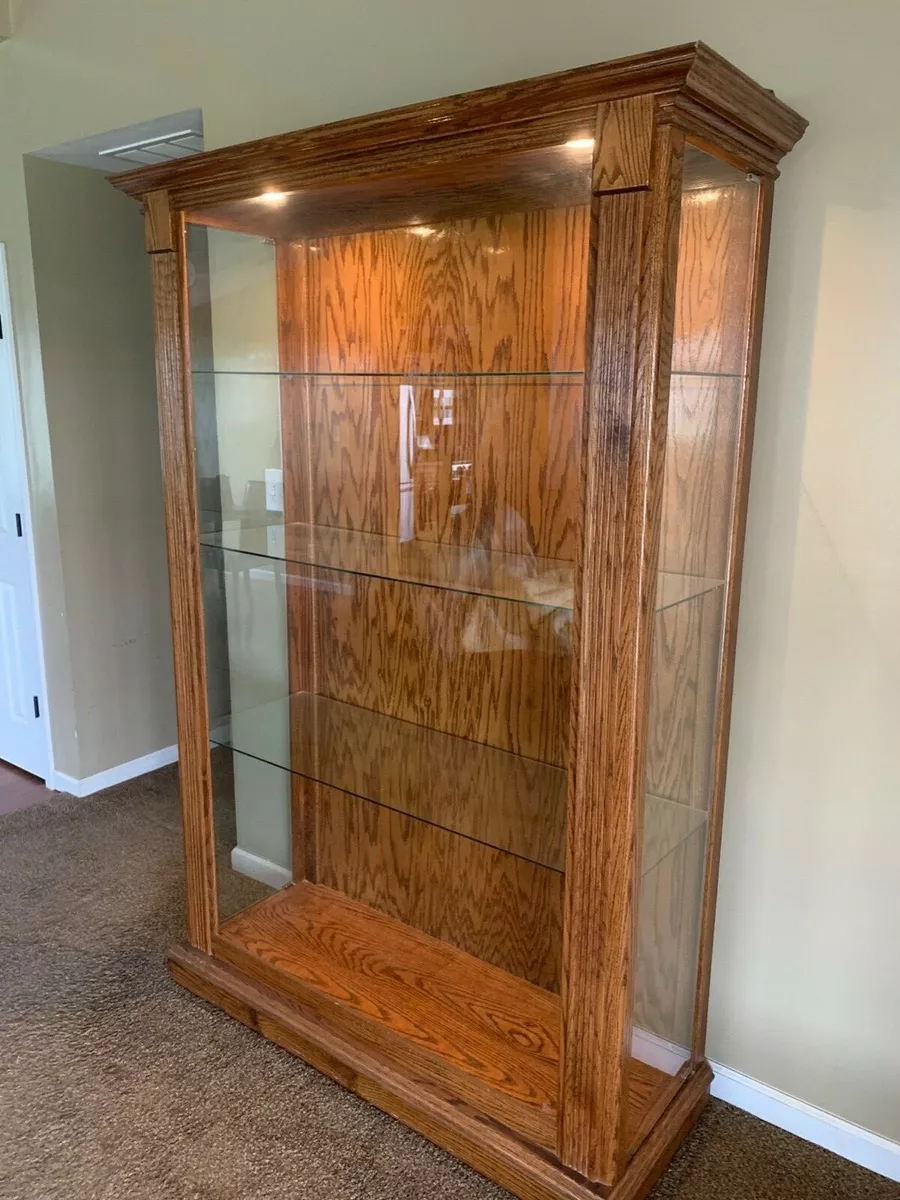 Custom curio cabinet deals