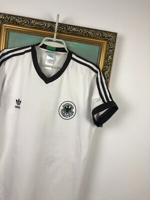 ウェア  90s Germany Soccer Shirt White L Vintage 90's Germany Adidas Football Shirt Soccer Tee Rare Jersey