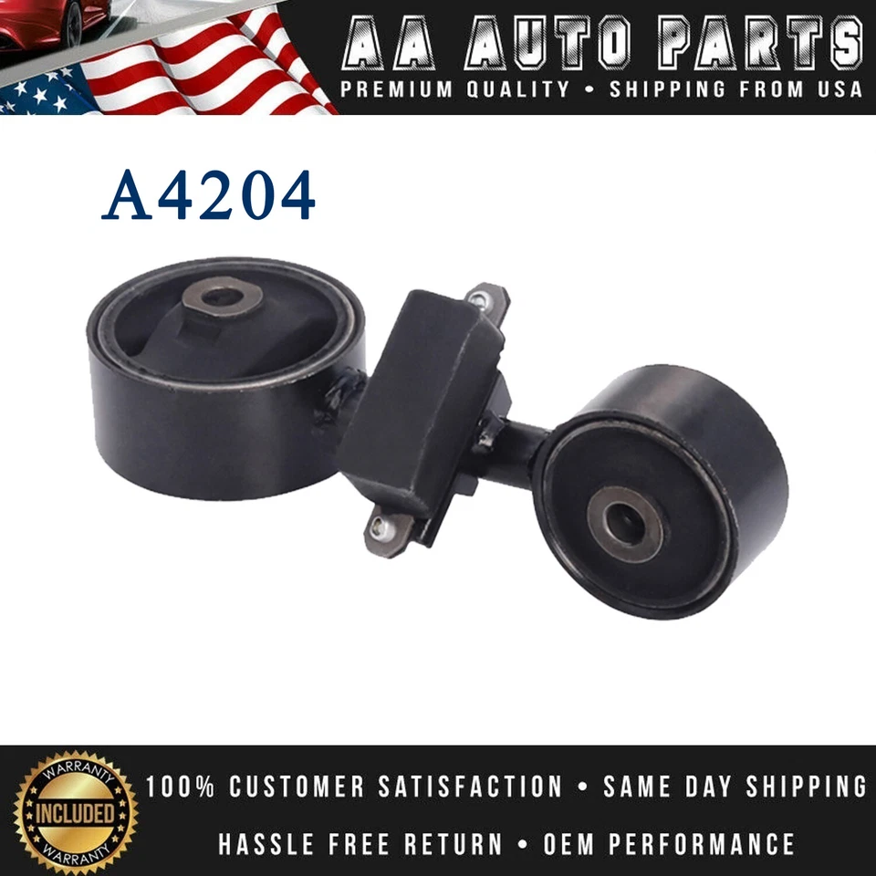 Soporte de motor y transmisión de 4 piezas para Nissan Máxima V6 2003 transmisión automática de 3,5 L Foto 3 de 4