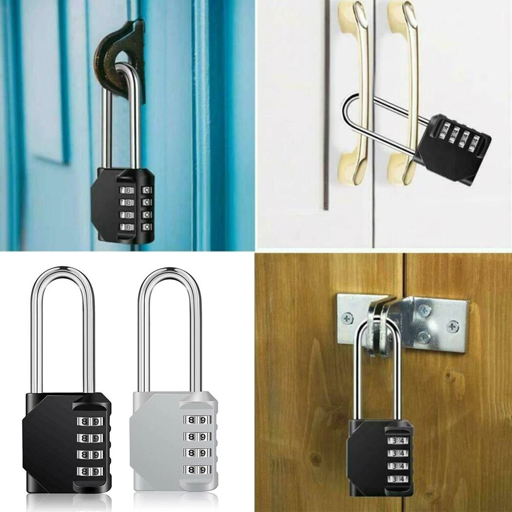 Extra long shackle combination cheap padlock