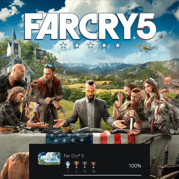 Far Cry 5 Trophies •