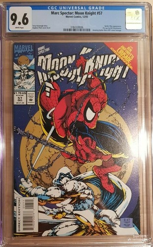 1993 Marc Spector Moon Knight #57 CGC 9.6 Amazing Spiderman 301 Homage Cover