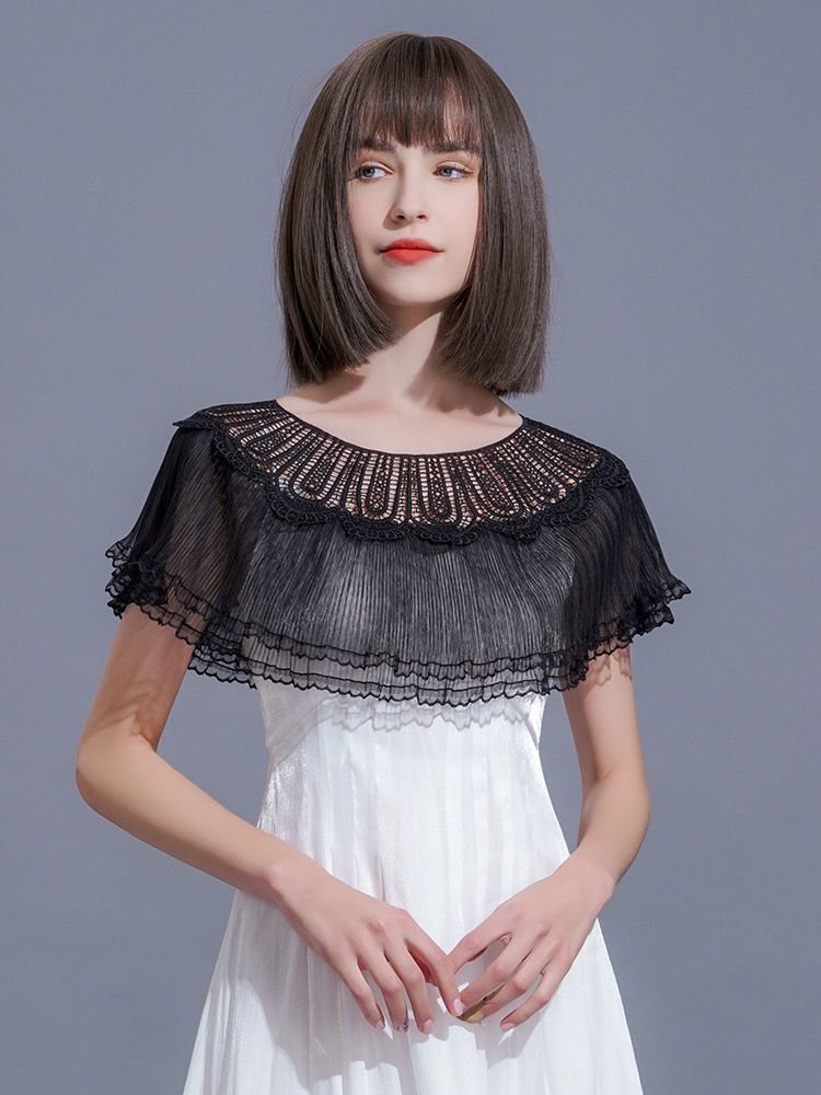 bolero shrug for evening dress Satin Women's Dresses Mesh Coverup Open Front Long Sleeve Cropped Total length is approximately 13 (32 cm) Unicra Evening Dresses Lace Shrugs
