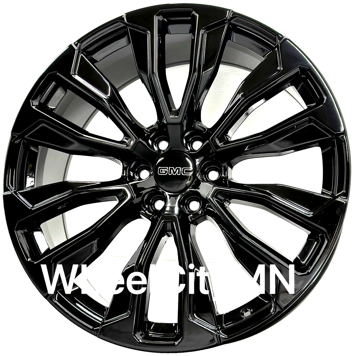 22” Gloss Black 14025 OE Replica Wheels fits 2025 GMC Yukon AT4