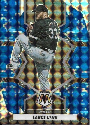 LANCE LYNN - 2022 Panini Mosaic #122 Blue Prizm Parallel - Chicago White Sox