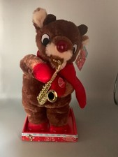Musical Dancing Rudolph The Red Nosed Reindeer Playing Saxophone Dan Dee SeVideo
