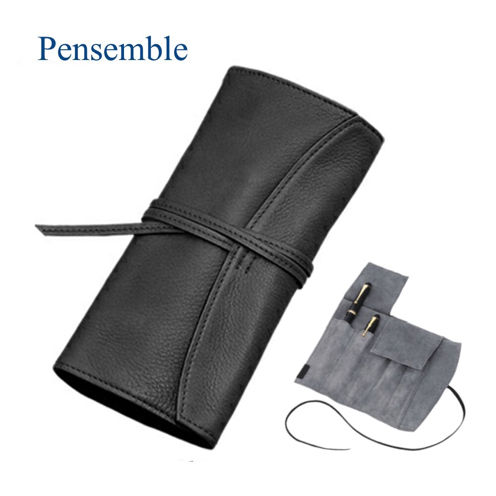 PILOT Namiki Pensemble Roll Pen case Five Pens Holder Wrap Black (PSR5-01-B)