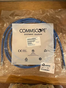 Beaucoup de 10 NEW Commscope Systimax CAT6 10ft Cordes bleues 360GS10E-BL-10FT